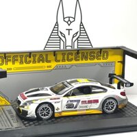 Mô Hình Xe Ôtô Kim Loại 1/24 Siêu Xe BMW M6 GT3 Sẵn Đế Để Trưng Bày Bàn Làm Việc Làm Đồ Chơi Trẻ Em