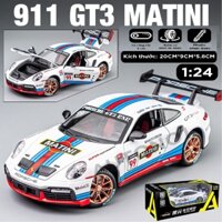 Mô hình xe Porsche 911 GT3 RSR , Turbo S mở tất cả cửa có đèn âm thanh tỉ lệ 1:24 Miniauto OT404