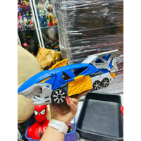 Mô hình xe tải chở xe  Shark Chomp Transporter Playset