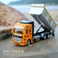 Mô hình xe tải/ xe máy xúc/ xe máy trộn mini bằng hợp kim nhựa tỉ lệ 1:48
