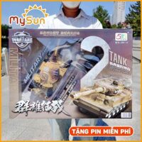 Mô hình xe tăng điều khiển từ xa đồ chơi xe tank cho bé trai MySun