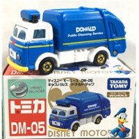 Mô hình xe tomica đổ rác vịt Donald