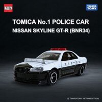 Mô hình xe Tomica No.1 Nissan Skyline GT-R (BNR34) Police Car