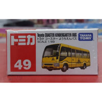 Mô hình xe Tomica No.49 Toyota COASTER KINDERGARTEN BUS tỉ lệ 1/89