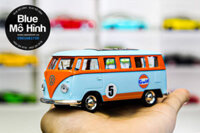 Mô hình xe Volkswagen Bus Classic 1:38 Gulf bằng kim loại