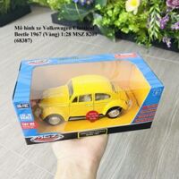 Mô hình xe Volkswagen Classical Beetle 1967 (Vàng) 1:28 MSZ 8209 (68387)