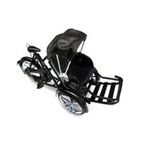 Mô Hình Xe Xích Lô Sắt Lớn - Màu Đen