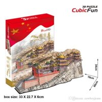 Mô Hình Xếp hình giấy 3D CubicFun - Tu viện treo - The Hanging Temple - MC204h