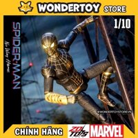 Mô hình ZD Toys Spider Man Black Gold Suit SpiderMan No Way Home 1/10 (Siêu anh hùng Người Nhện) - Marvel chính hãng