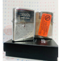 Mô hình ZIPPO chủ đề Bánh Lái màu trắng bạc bóng, Kim Ánh nhập hàng cao cấp vỏ bằng đồng
