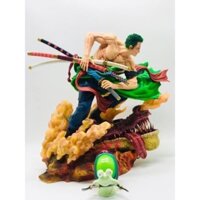 Mô Hình Zoro Chém Rồng Cao 40cm - One Piece