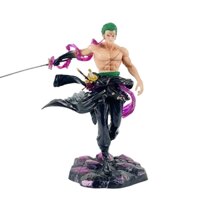 Mô Hình Zoro One Piece Cầm Kiếm Đầu Trần Cao 20cm