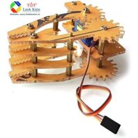 Mỏ Kẹp Robot Chất Liệu Acrylic Giáo Dục STem - Tay Gắp Robot Tương Thích Servo SG90, MG90