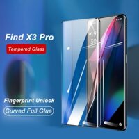 （Mở khóa bằng vân tay）Kính Cường Lực Toàn Màn Hình Cho OPPO Find X3 Pro FindX3Pro