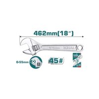 Mỏ Lết 450mm (18 "), Kích Thước Điều Chỉnh: 0-55 mm TOTAL THT1010183