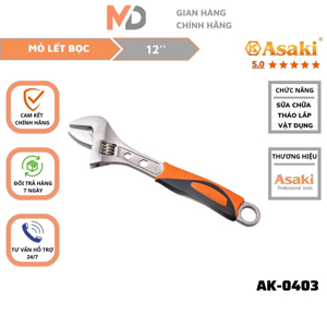 Mỏ lết Asaki AK-0403