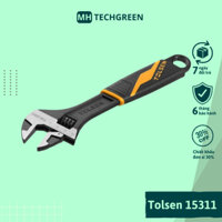 Mỏ lết cán nhựa đen Tolsen 15311 300mm - 12 inches