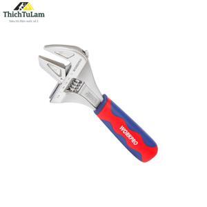 Mỏ lết điều chỉnh cán nhựa 8 inches/200mm Workpro W072016