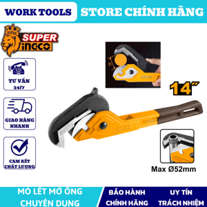 Mỏ lết mở ống chuyên dùng Ingco HPW1414