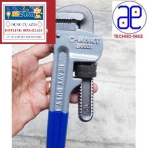 Mỏ lết răng cán bọc nhựa C-Mart B0001-12