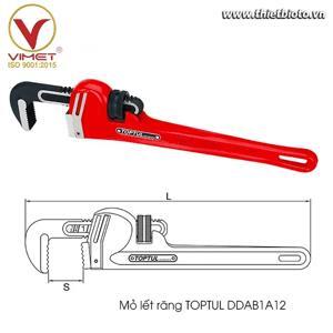 Mỏ lết răng Toptul DDAB1A12 - 12 inch