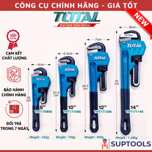 Mỏ lết răng Total THT171146 - 14"