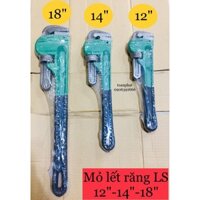 Mỏ lết răng vặn ống nước, kìm vặn ống sắt, inox 14" LS