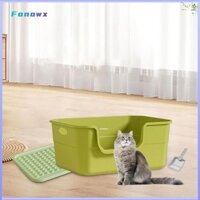 Mở Litter Kitty Litter Top Cat Sand Basin Sifting Cat Sandbox Cat Cat Cat Litter cho Kitty Cats Kitten