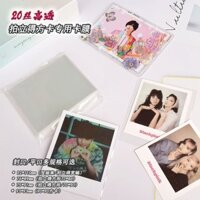 Mở niêm phong lụa trong suốt cao NCT Polaroid Thẻ vuông rộng Phim lưu trữ thẻ040304