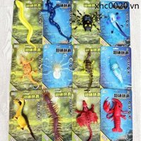 Mô Phỏng Cao Su Mềm Khủng Long Côn Trùng Đại Dương Rắn Vòng Xanh Bạch Tuộc Mô Hình Động Vật Giải Nén Đồ Trang Trí Nhận Thức Đồ Chơi Trẻ Em