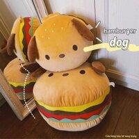Mô Phỏng Chó Pacha Bánh Hamburger Gối Đệm Futon Ghế Đệm Sofa Gối Đệm Bé Gái Giả Mạo Quà Tặng