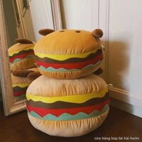 Mô phỏng con chó con hamburger gối sáng tạo đệm futon đệm ghế sofa gối đệm cô gái giả mạo món quà sinh nhật🚂HÀNG CÓ SẴN