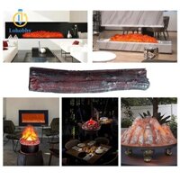 Mô phỏng Dải ngọn lửa Trang trí dải Carbon Lò sưởi điện