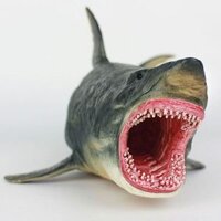 Mô phỏng động vật biển cá mập mô hình Megalodon cá mập trắng đồ chơi trẻ em trang trí