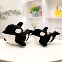 Mô Phỏng Sát Thủ Cá Voi Sang Trọng Đồ Chơi Nhồi Bông Orcinus Orca Cá Búp Bê Cá Mập Hoạt Hình Mềm Ngủ Gối Trẻ Em Bé Gái Quà Tặng Cho Bé