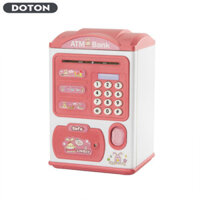 Mô Phỏng Thông Minh Atm Heo Đất Đồ Chơi Mật Khẩu Vân Tay Heo Đất Ngân Hàng Trẻ Em Quà Tặng