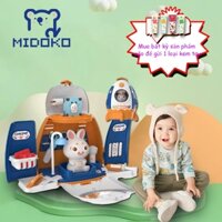 Mô phỏng thuốc thú cưng mèo Mèo trang sức trang sức đặt gia đình tên lửa ba lô đồ chơi thú cưng