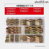 Mở Pin Loại B Pin Sóng Pin Loại B Mở Pin Loại R Mở Pin Kẹp Khóa Pin Bu Lông Lò Xo Pin