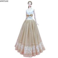Mơ Ren Handmade Đầm Cho Búp Bê Barbie Quần Áo Trang Phục Dự Tiệc Áo Vest 1 / 6 Búp Bê Phụ Kiện Đồ Chơi Trẻ Em DIY