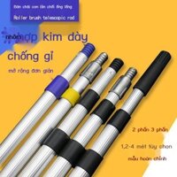 Mở rộng hợp kim nhôm cao su sơn thép không gỉ con lăn sơn bàn chải kính thiên văn thanh bàn chải sơn công cụ bàn chải tư