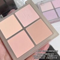 Mở rộng màu sắc mơ mộng bốn màu khoai sọ má tím độ bão hòa thấp sữa bột người mới má đỏ bàn chải sửa chữa đánh dấu cao