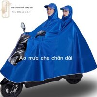 Mở rộng và dày lên đôi áo mưa xe điện xe máy ắc quy ô tô đơn Poncho dành cho nam và nữ đi xe toàn t