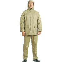 Mô tả sản phẩm Bộ Quần Áo Mưa Vải Dù Size XXXL Vàng Chống Thấm Cao Cấp - Vàng
