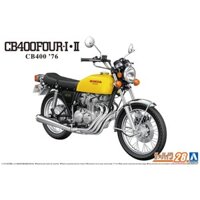 MÔ TÔ - AOSHIMA - 06385 - 1/12 MÔ HÌNH XE MOTO HONDA CB400 FOUR-I/II `76