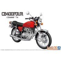 MÔ TÔ - AOSHIMA - 06443 - 1/12 MÔ HÌNH XE MOTO HONDA CB400F CB400FOUR `74