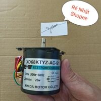 Mô Tơ Giảm Tốc 220V - 20w Chế Lò Quay Tự Động/ Động cơ giảm tốc 220v 20w