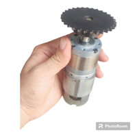 Mô tơ giảm tốc 775 12V 24V chế đồ, motor giảm tốc 775 nhông hành tinh 12V 24V, motor 775 giảm tốc