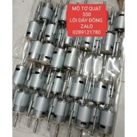 MÔ TƠ QUẠT 550__ 775_ 12 V. LÕI DÂY ĐỒNG