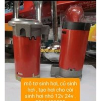 mô tơ tạo hơi, củ sinh hơi 12v 24v cho còi hơi nhỏ