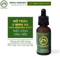 Mỡ Trăn Triệt Lông Nách Chân Tay Mặt Bikini Vùng Kín Hiệu Quả - Mỡ Trăn U Minh Hạ Nguyên Chất 100%